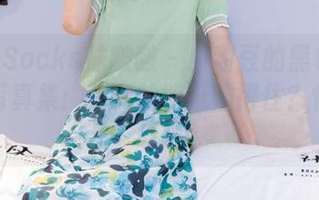 BoBoSocks袜啵啵 - 小甜豆的黑色蕾丝船袜写真集：你真的能抵挡得住？快来下载吧